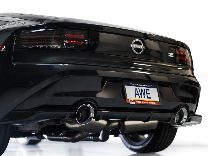 Nissan Z Performance Exhaust - AWE Tuning - Touring Edition, Dual Exit, Cat Back - Chrome Silver - `23-`27